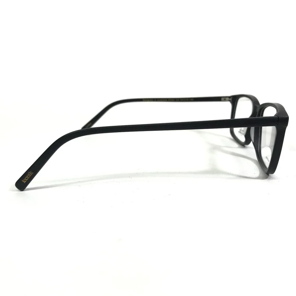 Iconik Eyeglasses Frames Ethan C2 Black Square Full Rim 54-15-140